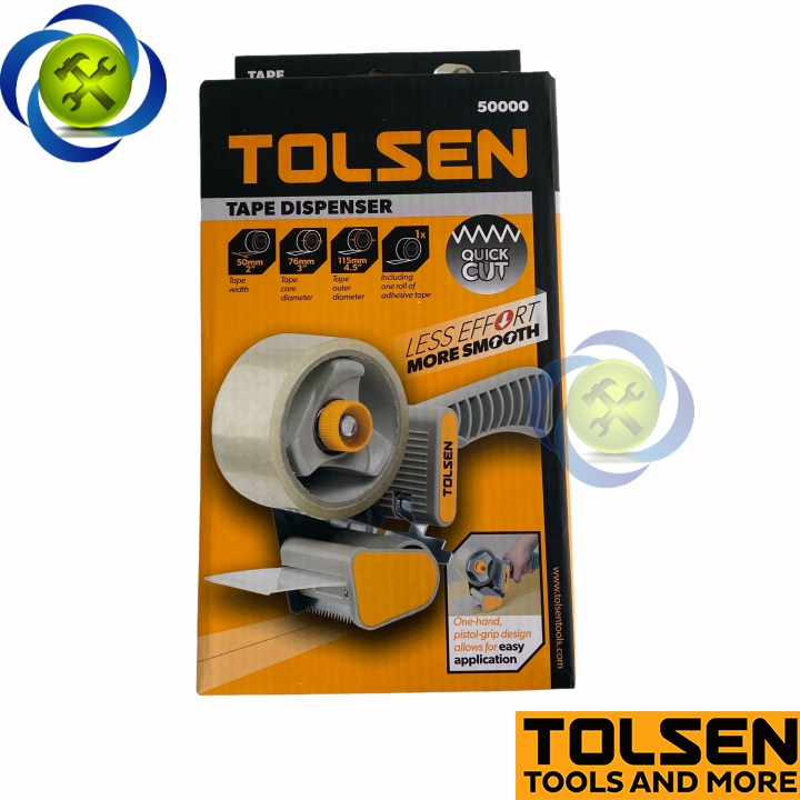 Bộ dụng cụ dán băng keo tape dispenser tolsen 50000