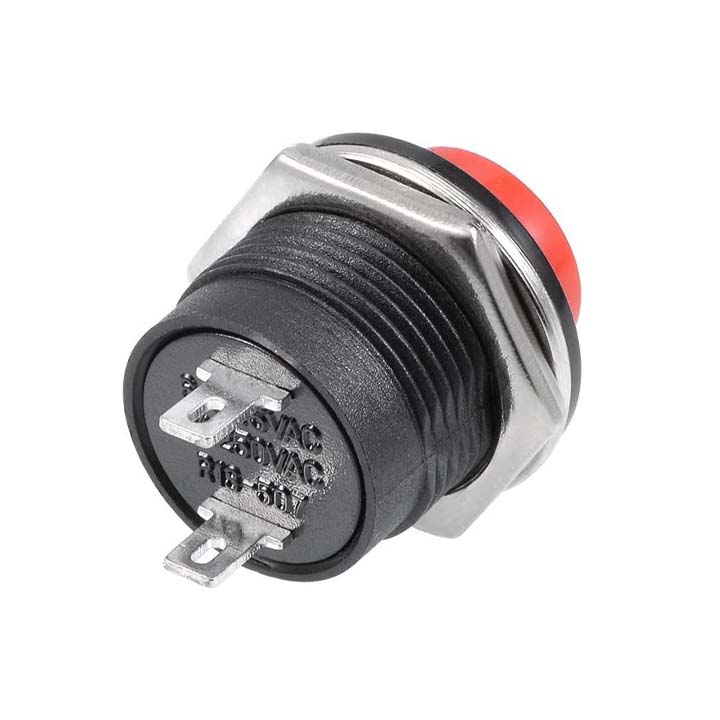 Nút Nhấn Nhả R13-507 3A 250V 16mm (Màu sắc ngẫu nhiên)