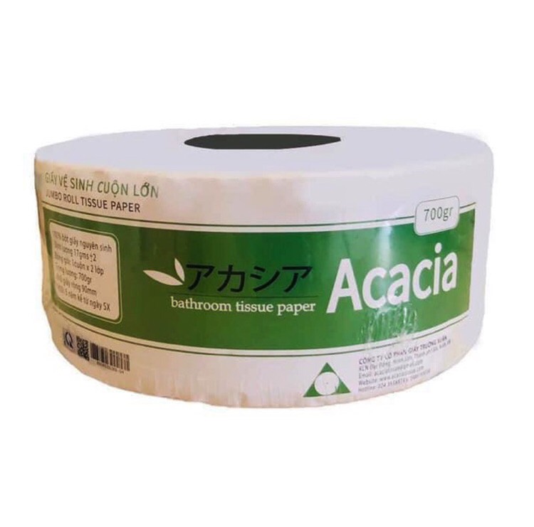 Giấy vệ sinh công nghiệp cuộn to ACACIA - 700 g