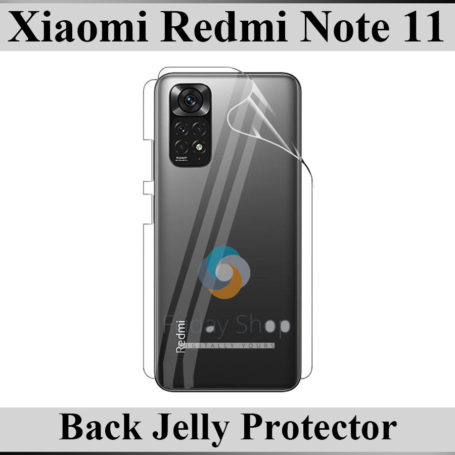 Xiaomi Redmi Note 11 Back Hydrogel Soft Film jell Protector Sheet For Xiaomi Redmi Note 11. 
