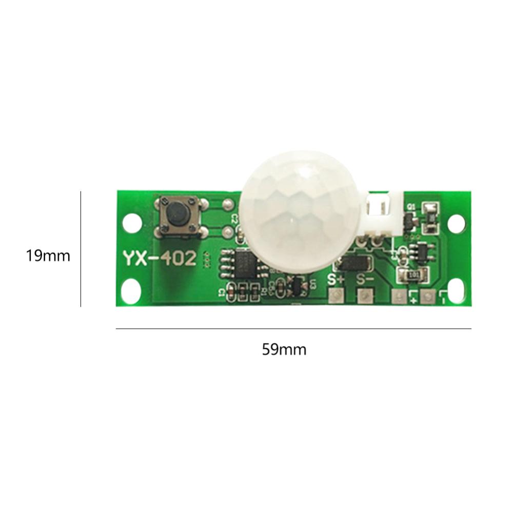 3.7V DIY Solar Lamp Circuit Board Control Sensor Module Infrared Controller
