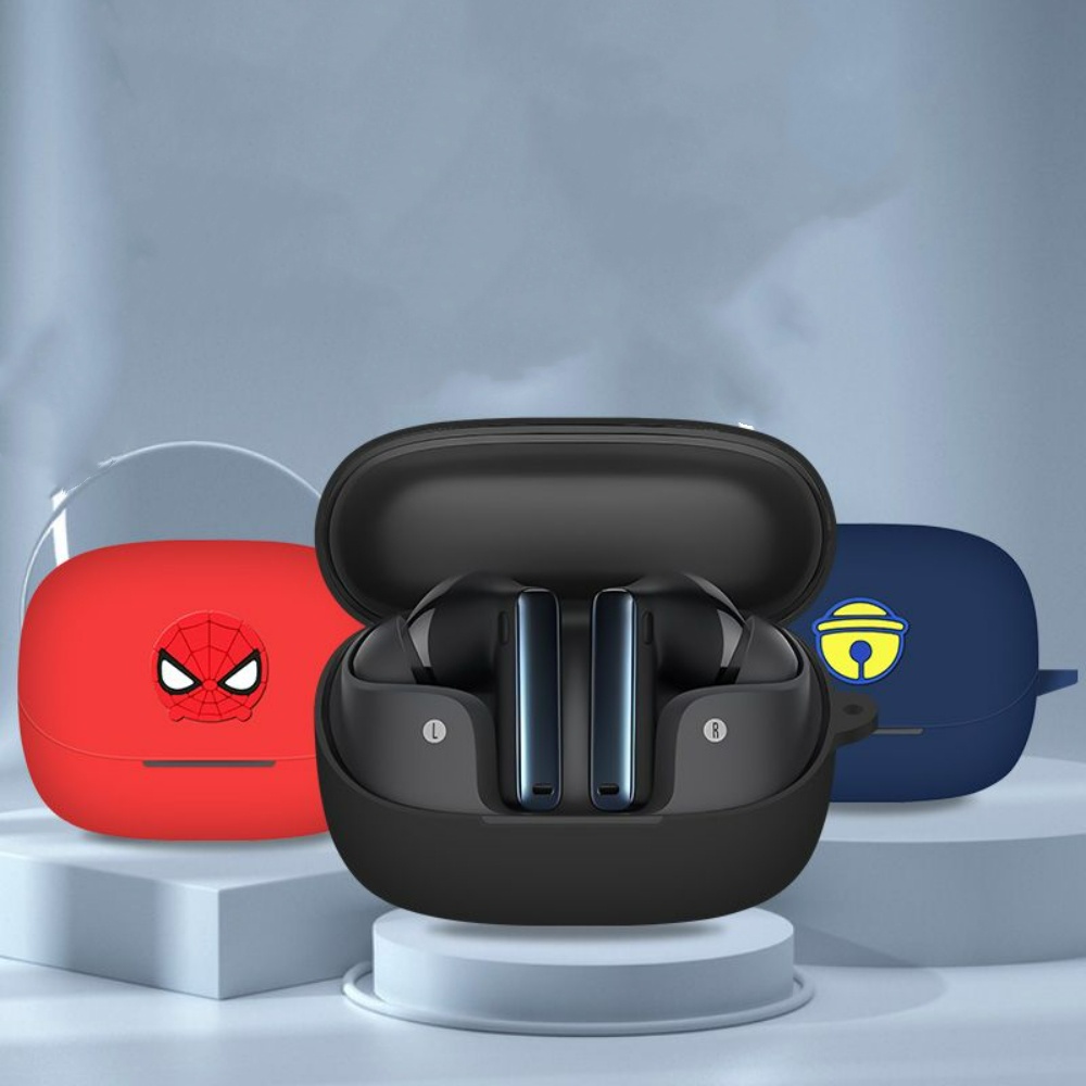 【Discount】  For Baseus M2s Case Solid color & cartoon for Baseus M2s Casing Soft Earphone Case Cover