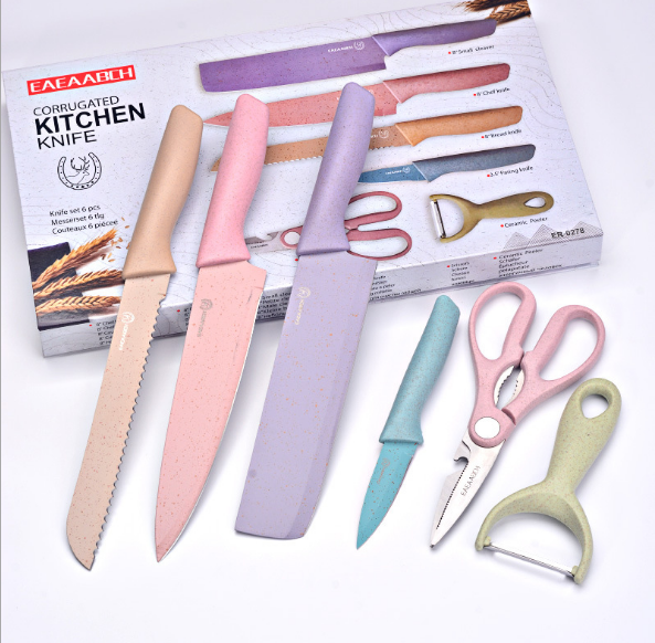 Kitchen knife set 5 dish ultra sharp super durable