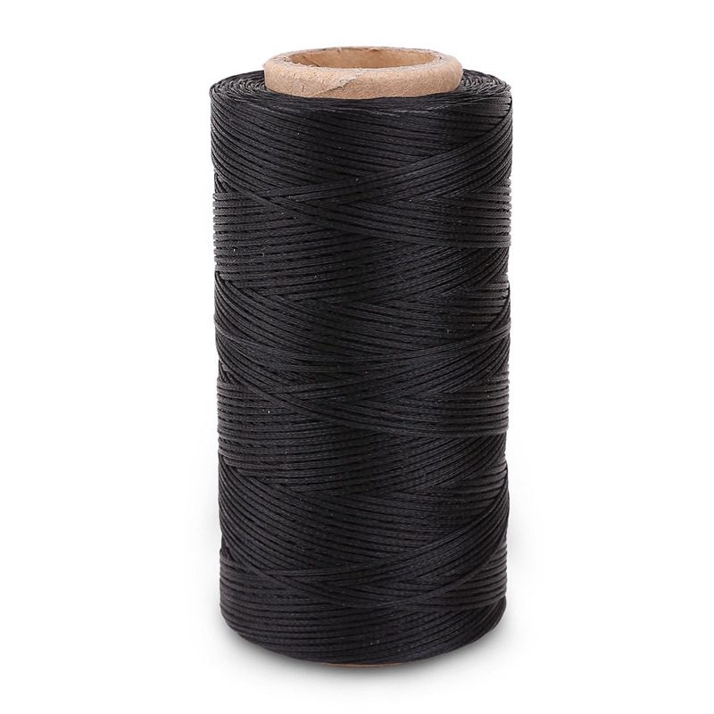 Ldi8-flat wax wire coil 260m leather leather diy diy black