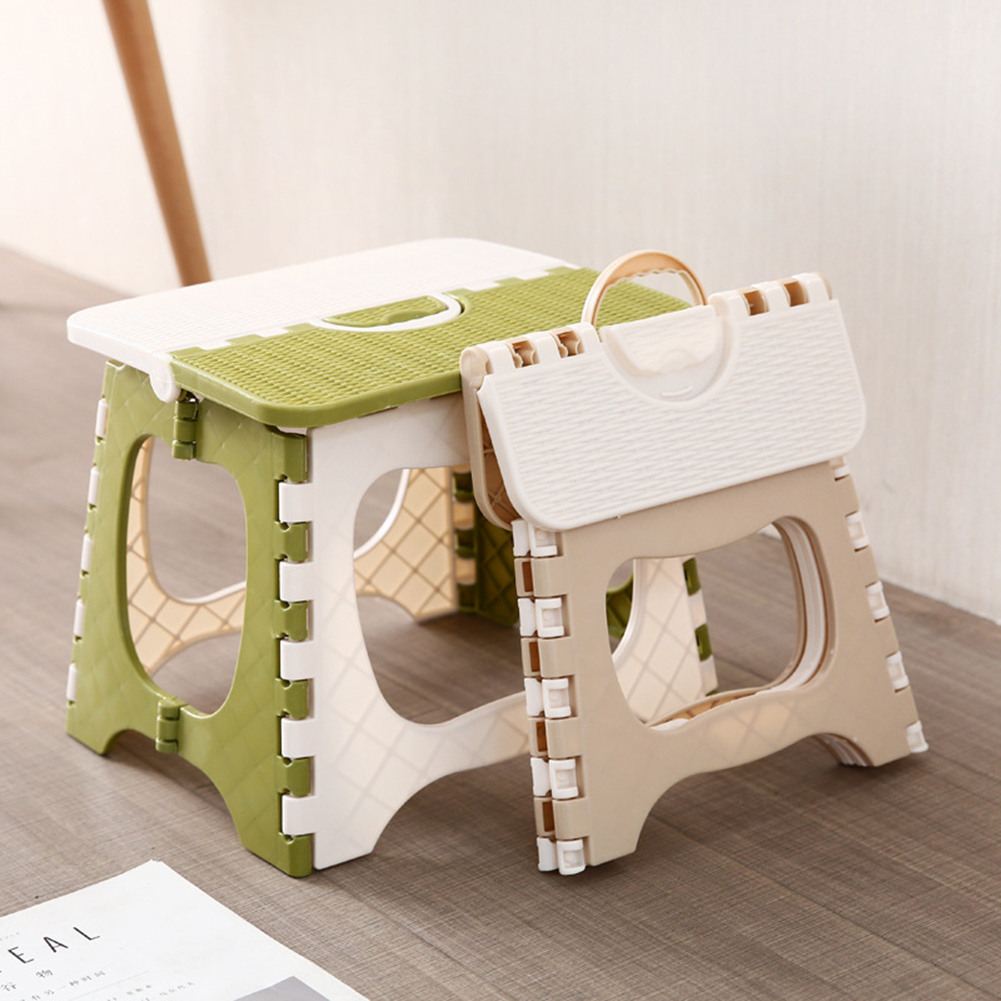 Foldable Plastic Multi-purpose Bathroom Stool Outdoor Camping Portable Chair