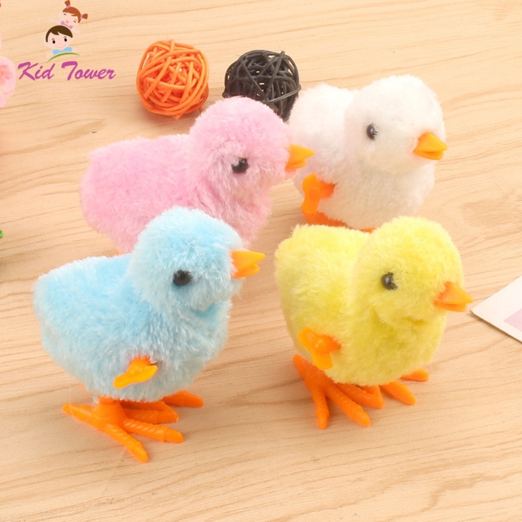 Gà con đồ chơi vặn cót cực đáng yêu cho bé