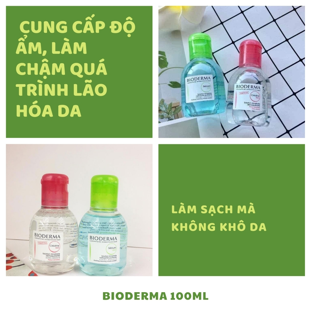 Nước Tẩy Trang Cho Mọi Làn Da ❤𝑭𝒓𝒆𝒆𝒔𝒉𝒊𝒑❤ Bioderma 100ml