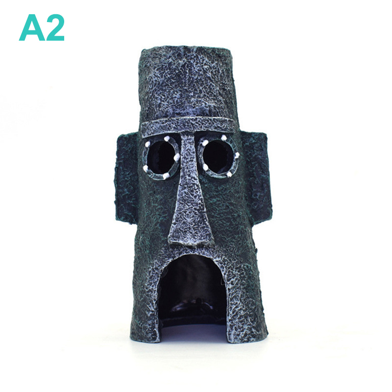Mini Sponge Figure Bob Toys Aquarium Fish Tank Ornaments for Fish Tank Aquarium