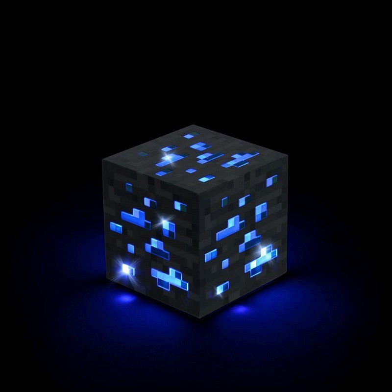 Đèn khối Minecraft diamond