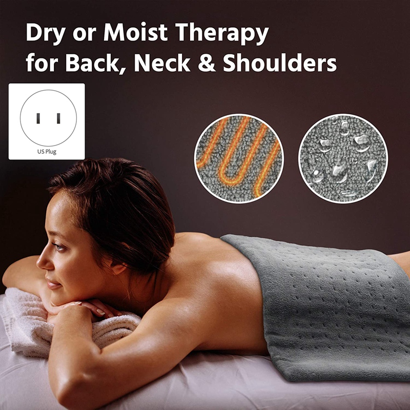 Extra Large Electric Heating Pad for Back Pain and Cramps Relief 12X24