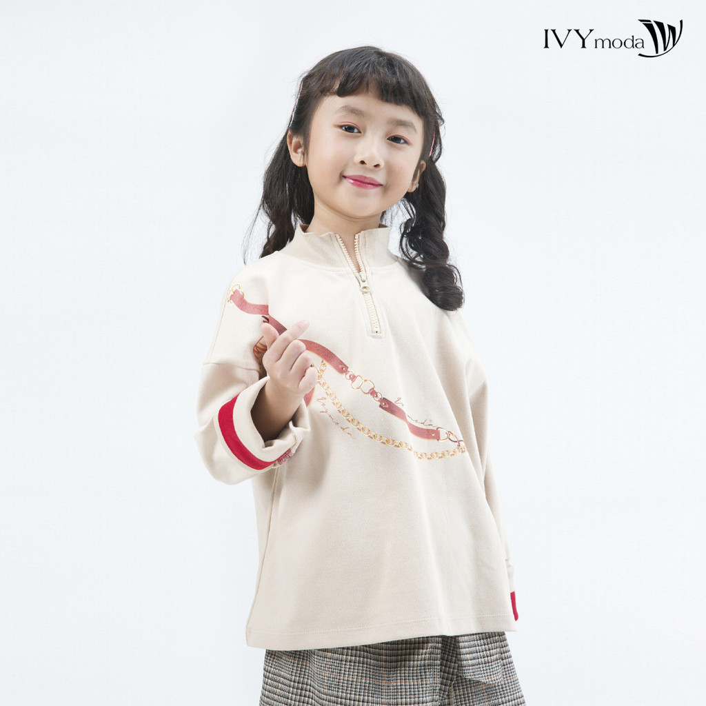 Áo thun bé gái IVY moda MS 58G0670