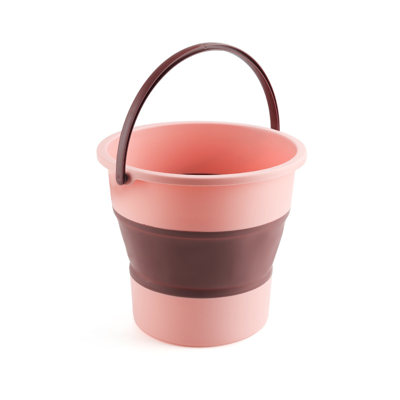 DEUKIO Convenient travel folding bucket washing car fishing bucket can be used for home size telescopic foot washing thickened plastic bucket