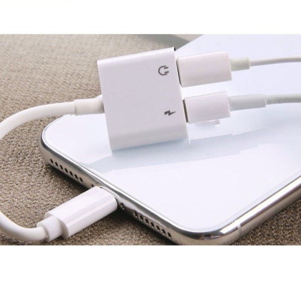 Jack Cáp Chuyển Đổi Tai Nghe Sang 3.5mm và Lightning (2 in 1, )