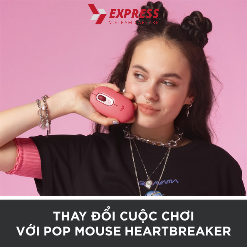 Chuột Bluetooth Không Dây Mini Logitech Emoji POP