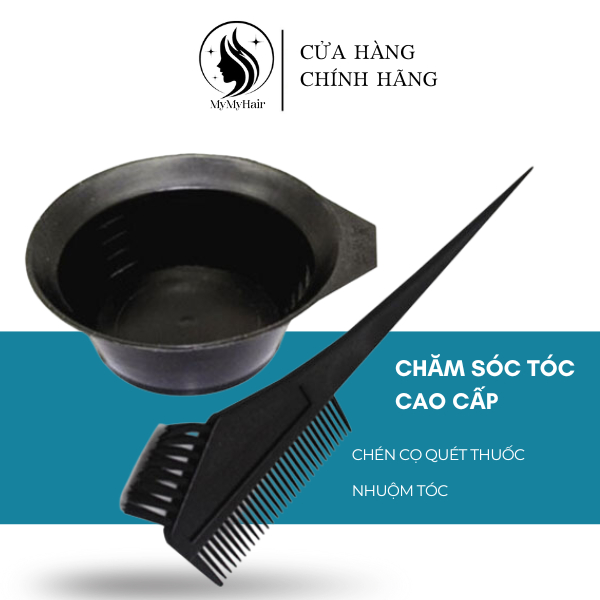 Bộ full dụng cụ chén cọ quét thuốc nhuộm tóc chuyên nghiệp cho Salon