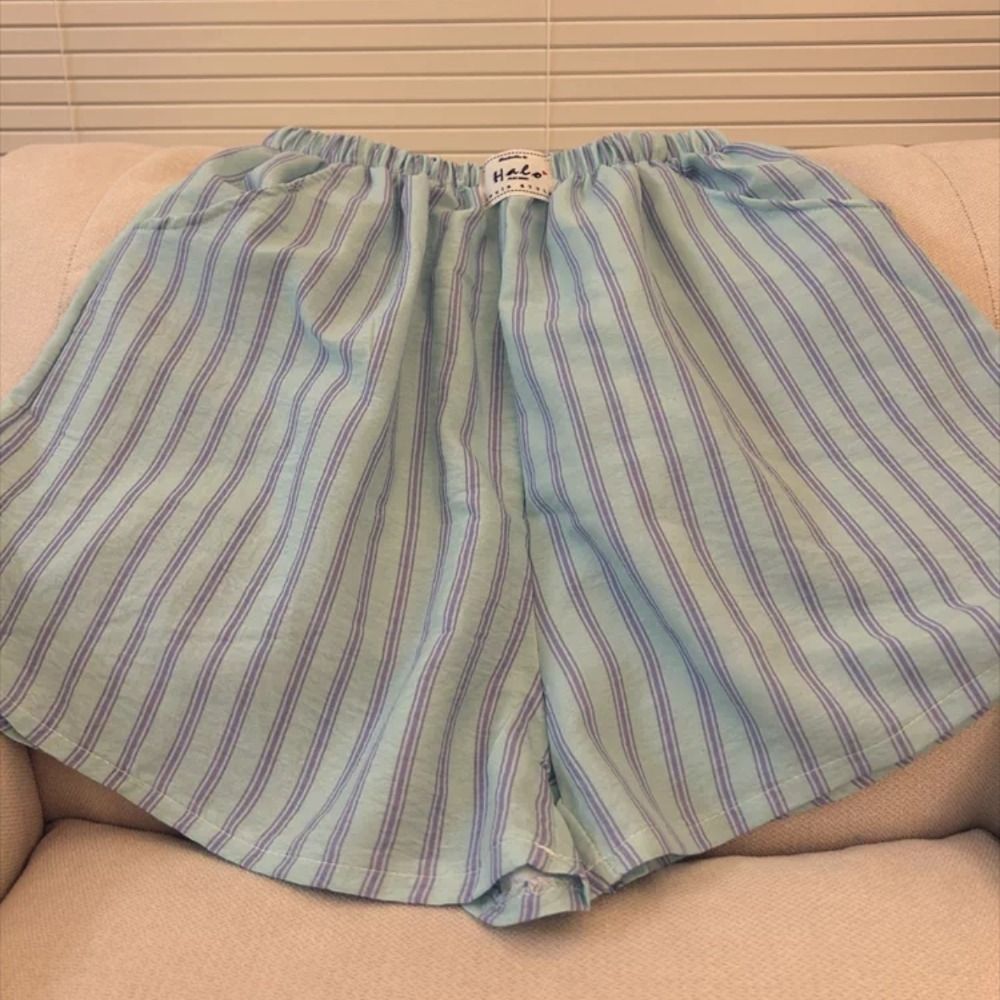 Soft%20Spring%20Summer%20Casual%20Shorts%20Women%20Baggy%20High%20Waist%20Stripe%20Short%20Pants%20Chic%20with%20Pocket%20Thin%20Loose%20Shorts%20Girls%20-%20Image%203