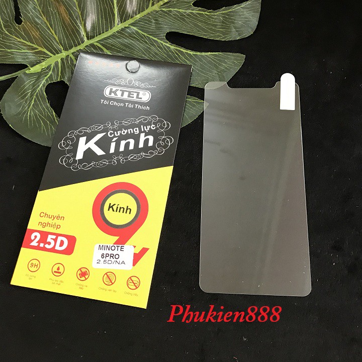 Miếng dán kính cường lực Xiaomi Redmi Note 6 Pro Glass 9H