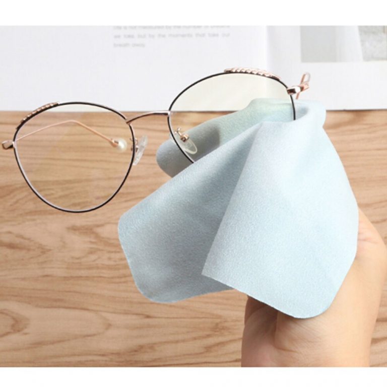 Khăn lau mắt kính chuyên dụng vải mịn dày dặn nhiều màu sắc