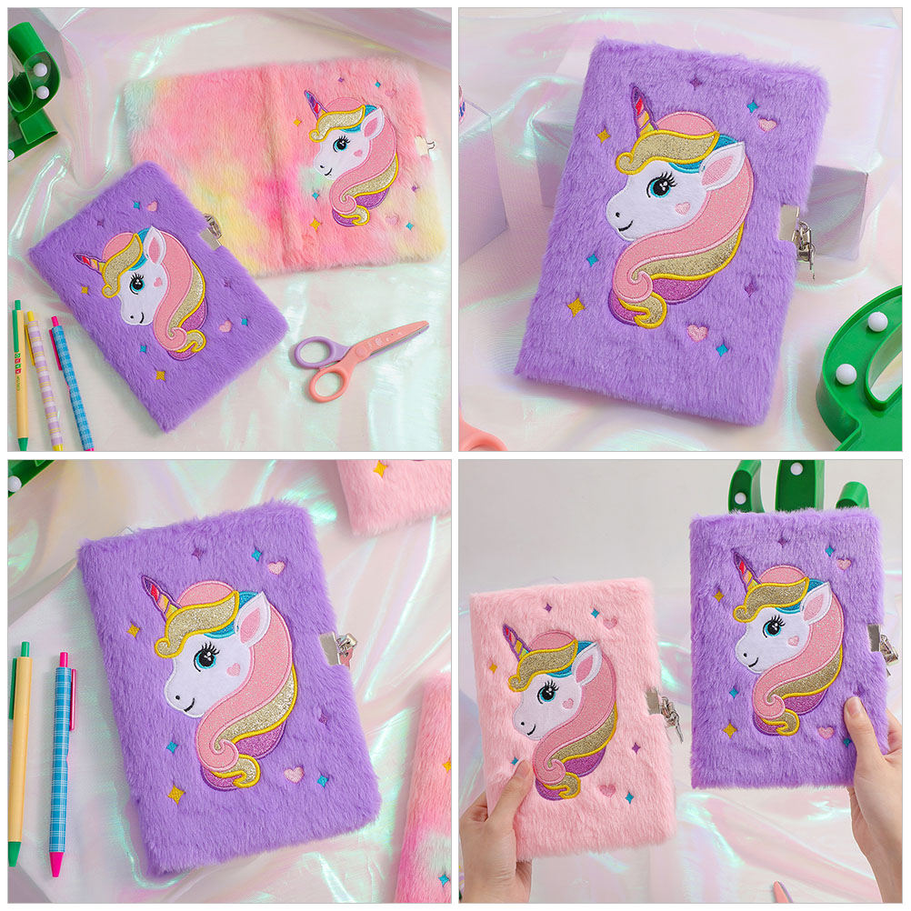 Pupils Notebook 【GlowBound】Locked Unicorn Notebook Pupils The Unicorn Plush Journal ...
