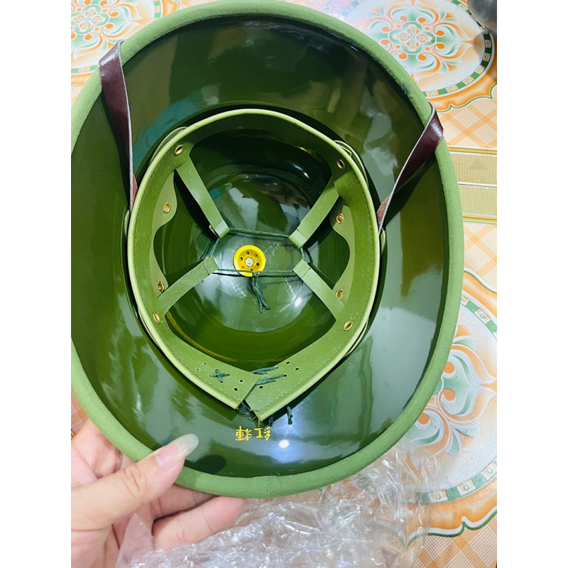mũ cối tàu xanh truyền thống