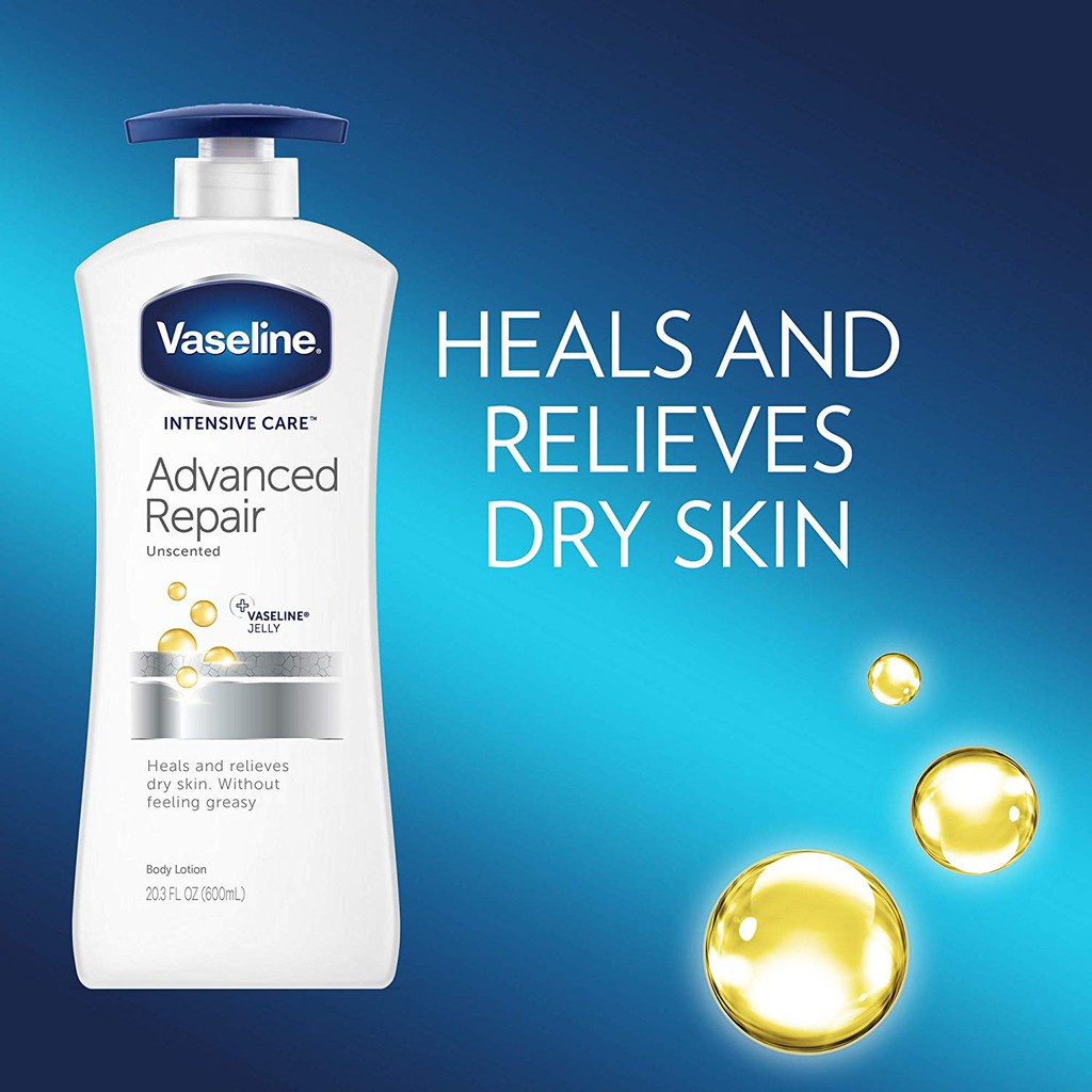 NHẬP MỸ - DƯỠNG THỂ VASELINE 600ML HÀNG MỸ