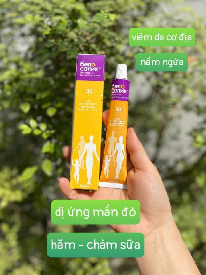 { CHÍNH HÃNG } Kem bôi da cơ địa Belosalic Nga