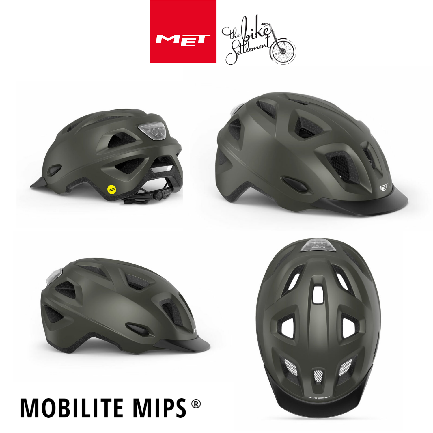 MET Mobilite MIPS Cycling Helmet with 