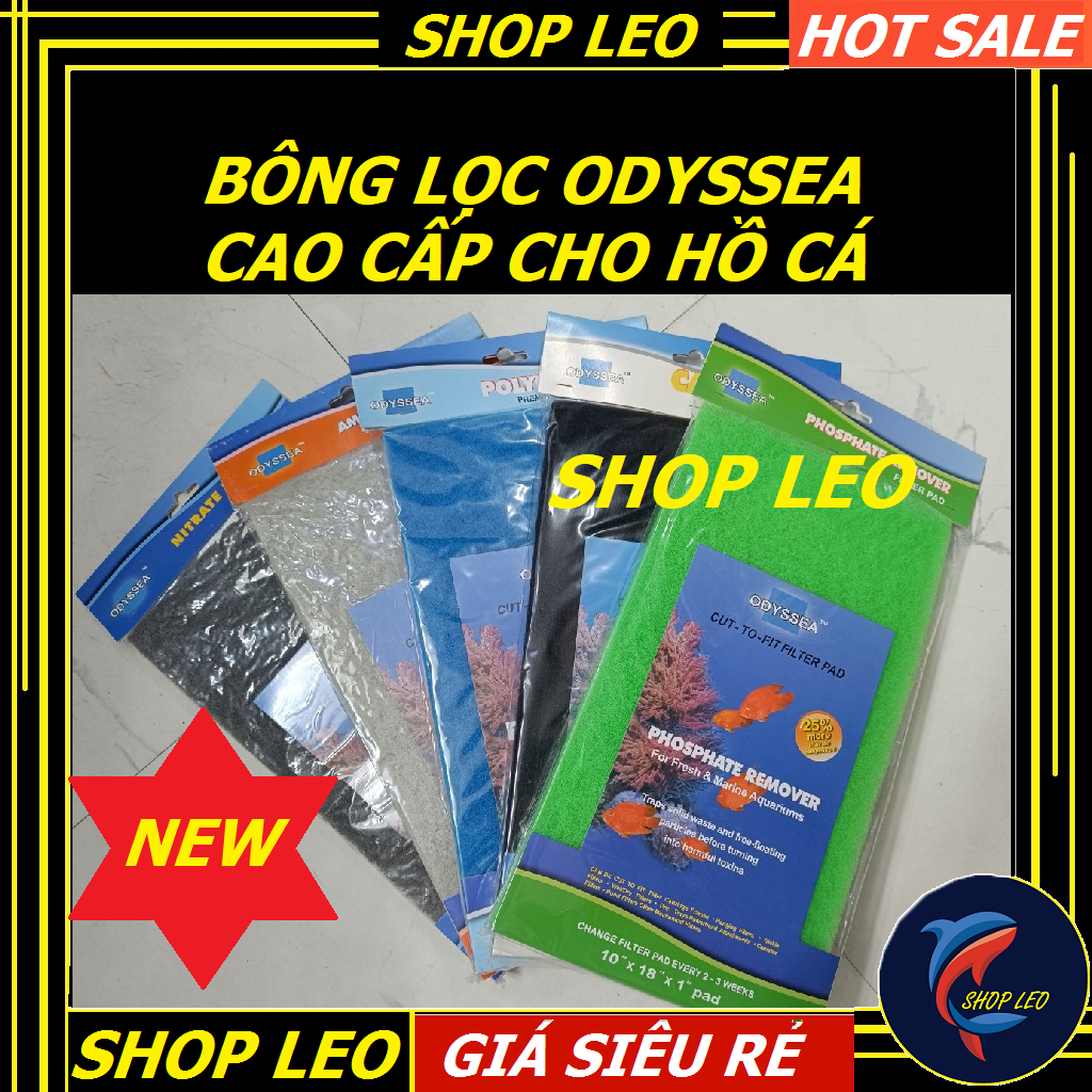 Bông Lọc Odyssea cho bể cá cảnh, hồ thủy sinh - bông lọc cao cấp - phụ kiện thủy sinh - shopleo