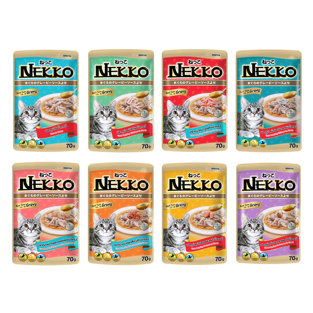 [HCM]Pate Nekko Thái Lan cho mèo gói 70g