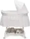 Delta Children Deluxe Sweet Beginnings Bedside Newborn Baby Infant Child Children Kids Bassinet Portable Crib Cot Bed with Lights and Sounds, Turtle Dove. 