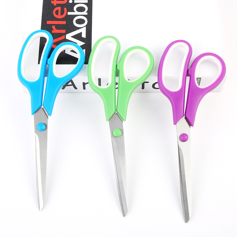 8.5inch%20Double%20Ring%20Rubber%20Student%20Stationery%20Scissors%20Office%20Scissors%20Multifunctional%20Household%20Cutti...%20-%20Image%205
