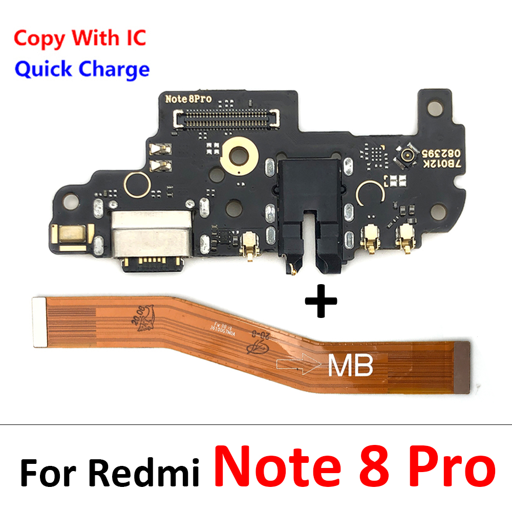 NEW For Xiaomi Redmi Note 7 8 8T 9 9S 10 10S 11 Pro Plus 4G 5G Dock Connector Charger Charging Port Main Flex Cable. 