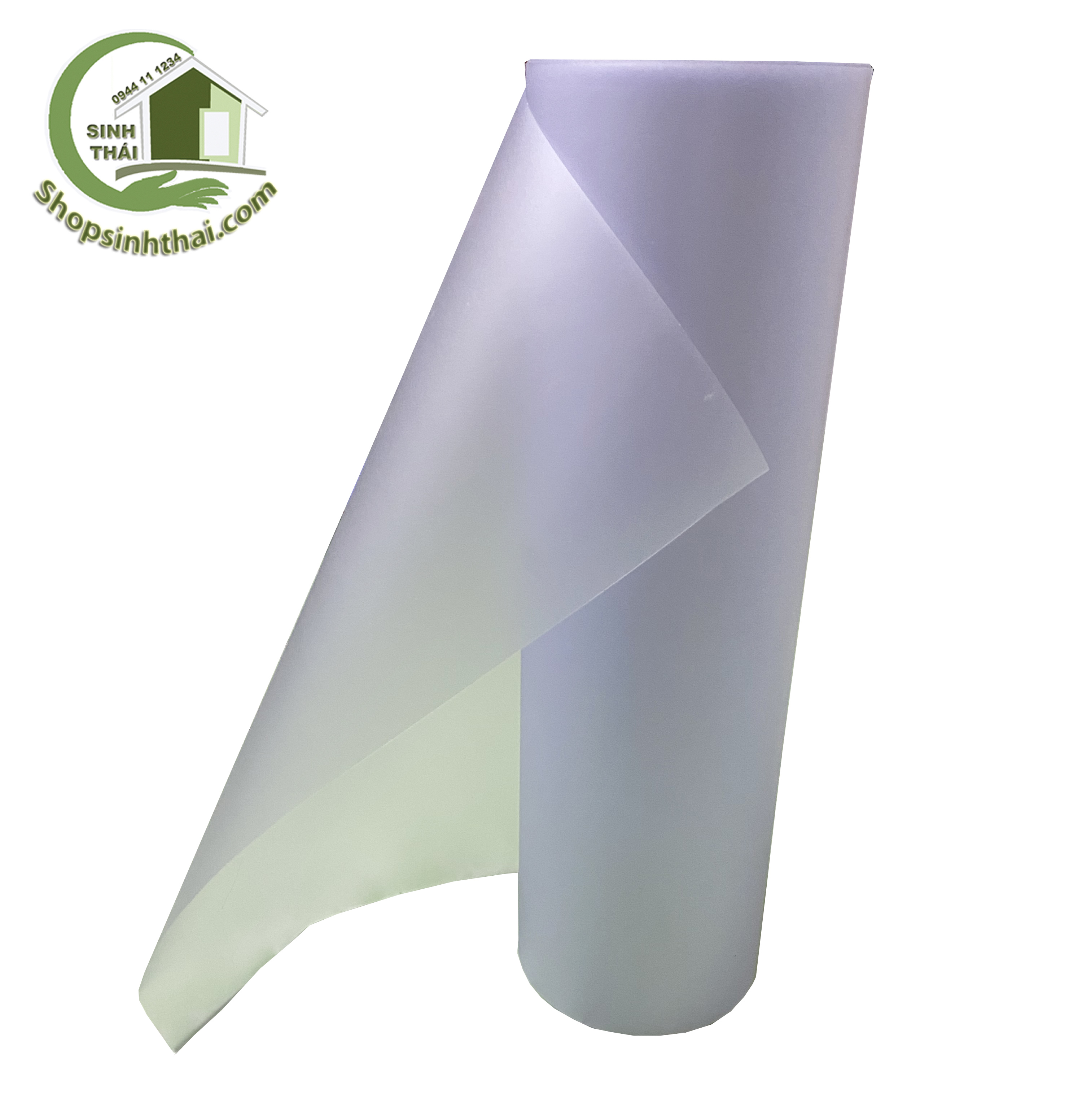 Màng nhựa cứng màu trắng đục mờ  [ 1 mét x khổ 60cm x dày 2 zem ] [ Tổng kho ]