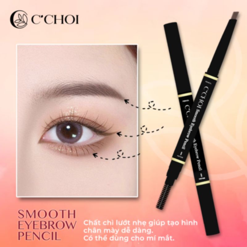 Chì kẻ lông mày mịn C'CHOI - [Vihasu Store]