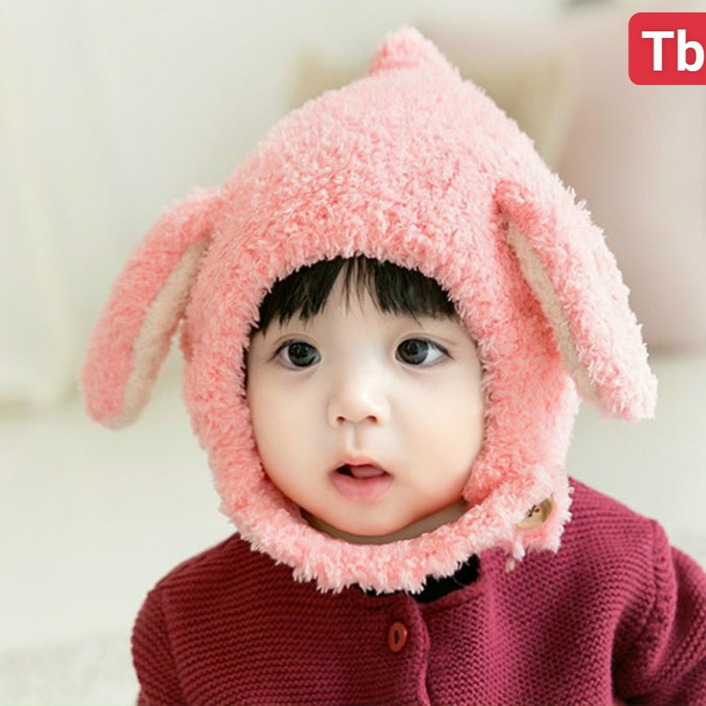 Mũ Len Tai Cừu/Mũ Lông Cừu Đáng Yêu Cho Bé