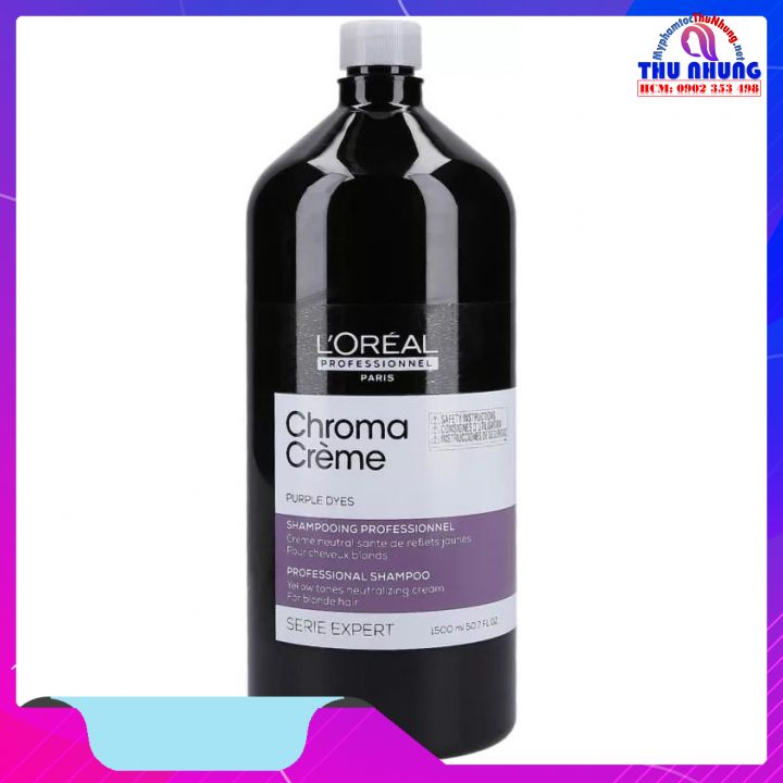 Dầu gội khử vàng L'oreal Chroma Creme Purple Dyes