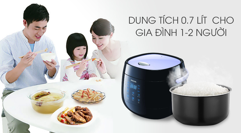 Nồi cơm điện tử Philips 0.7 lít HD3060