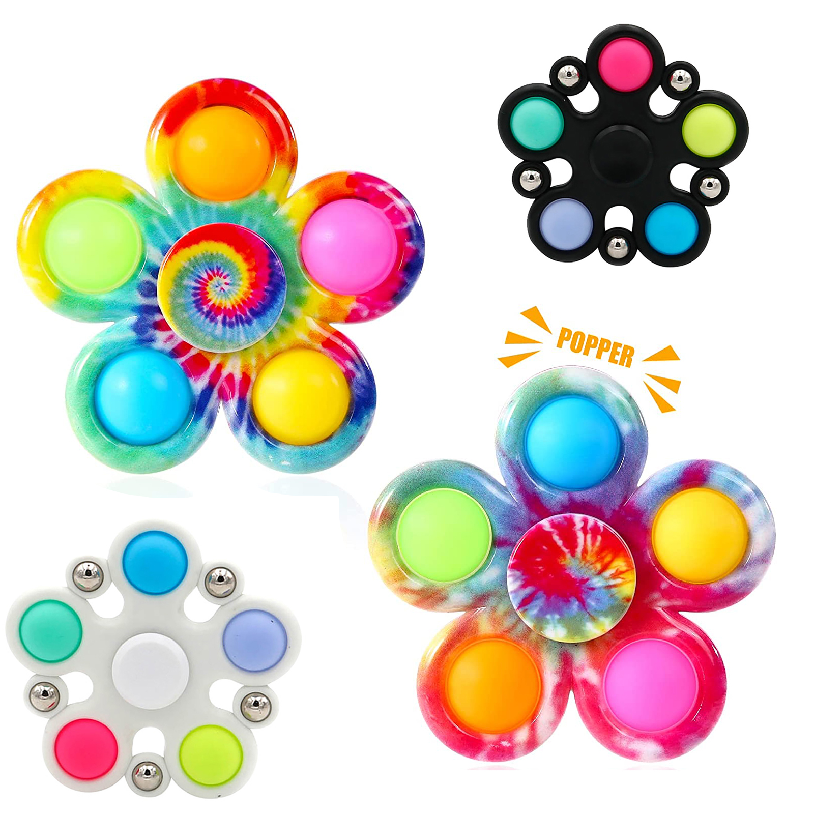 【Exclusive Limited Edition】 Finger Spin Pops Bubble Sensory Anti-StressSpinner.
