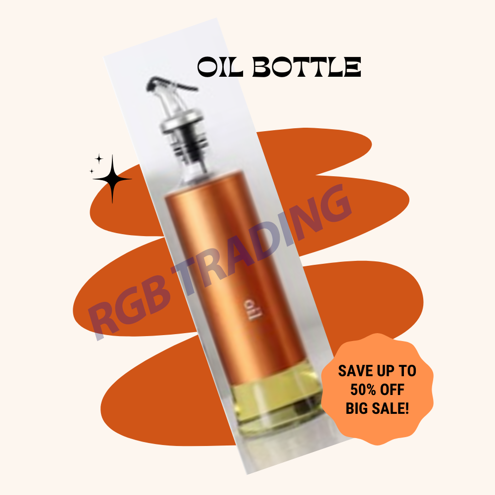 RGB Sauce Bottle Oil Vinegar Soy Sauce Cooking Wine Bottle