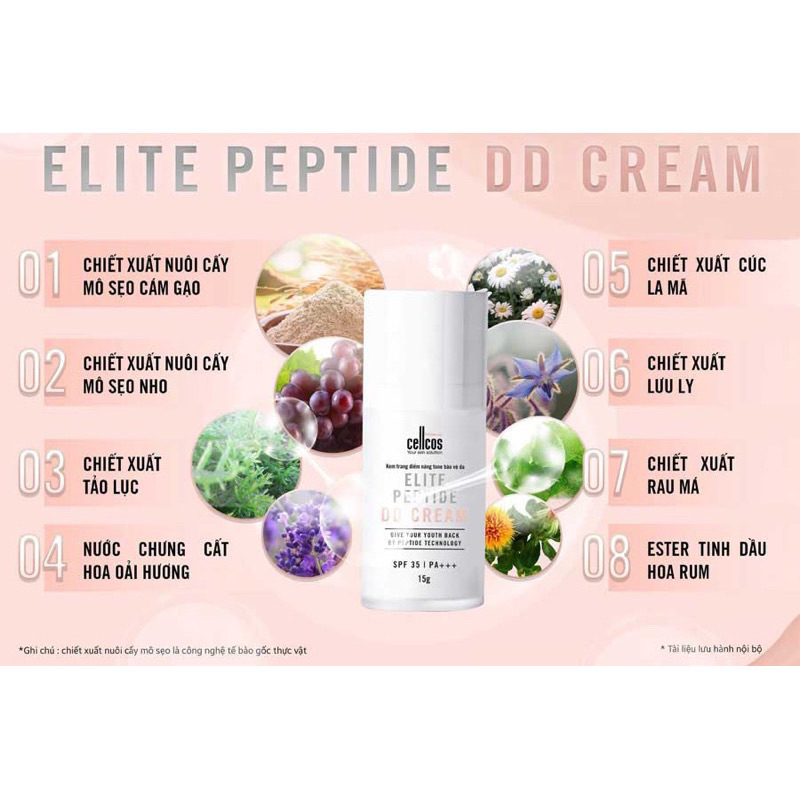 Kem dưỡng Trắng Sáng Da Elite Peptide DD Cream