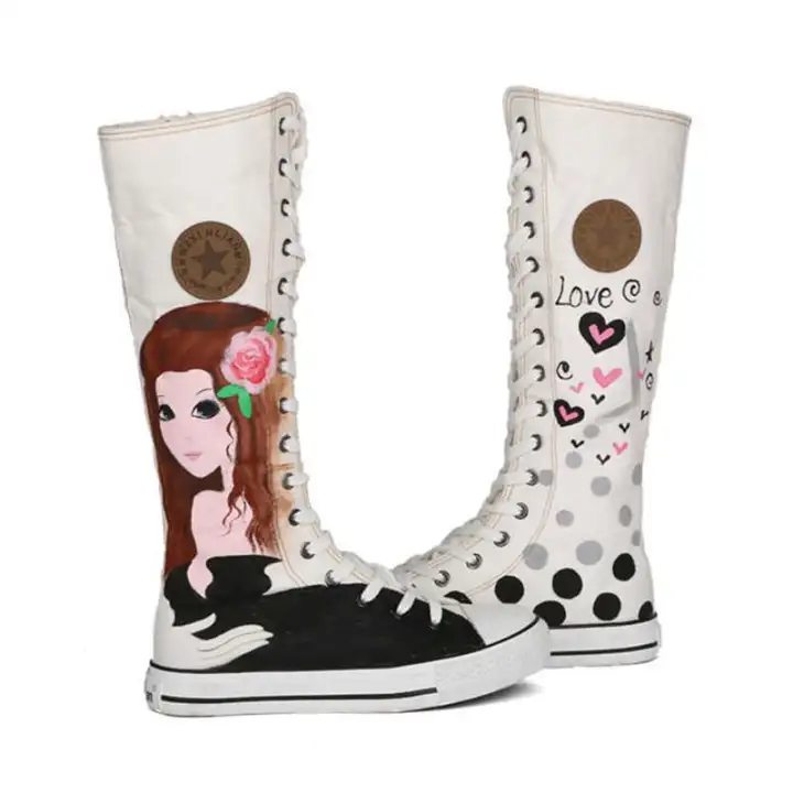 long canvas shoes