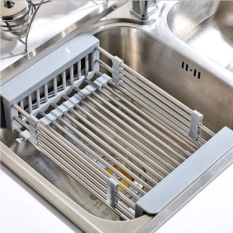 ⛔GIADUNGHOALONG⛔ Gác bồn rửa bát thu gọn (LOẠI INOX)