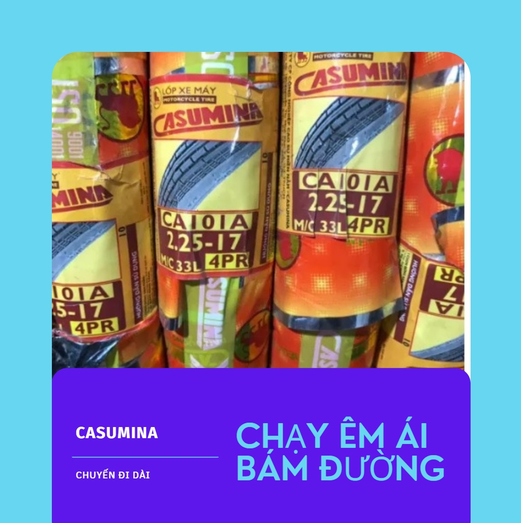 Lốp (vỏ) trước Dream,Wave CASUMINA 2.25-17