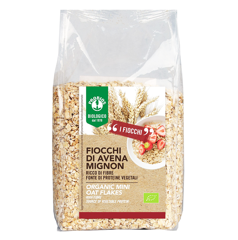 Yến mạch hữu cơ cán lớn & cán mỏng PROBIOS - (Large Rolled & Thin Rolled Organic Oats) - 500gr