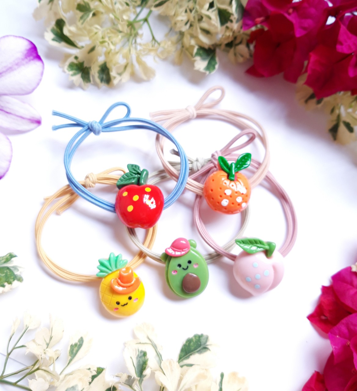 [ Lẻ ] 1 Cái Cột Họa Tiết Đáng Yêu ( Cột siêu bền, co giãn tốt)