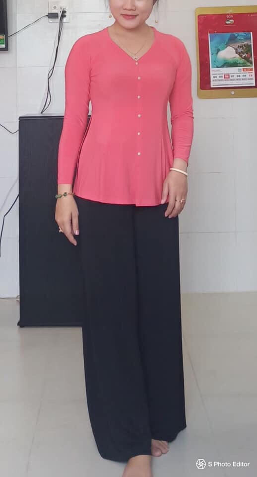 BỘ BÀ BA TRƠN (40-70KG)-ÁO KÈM QUẦN