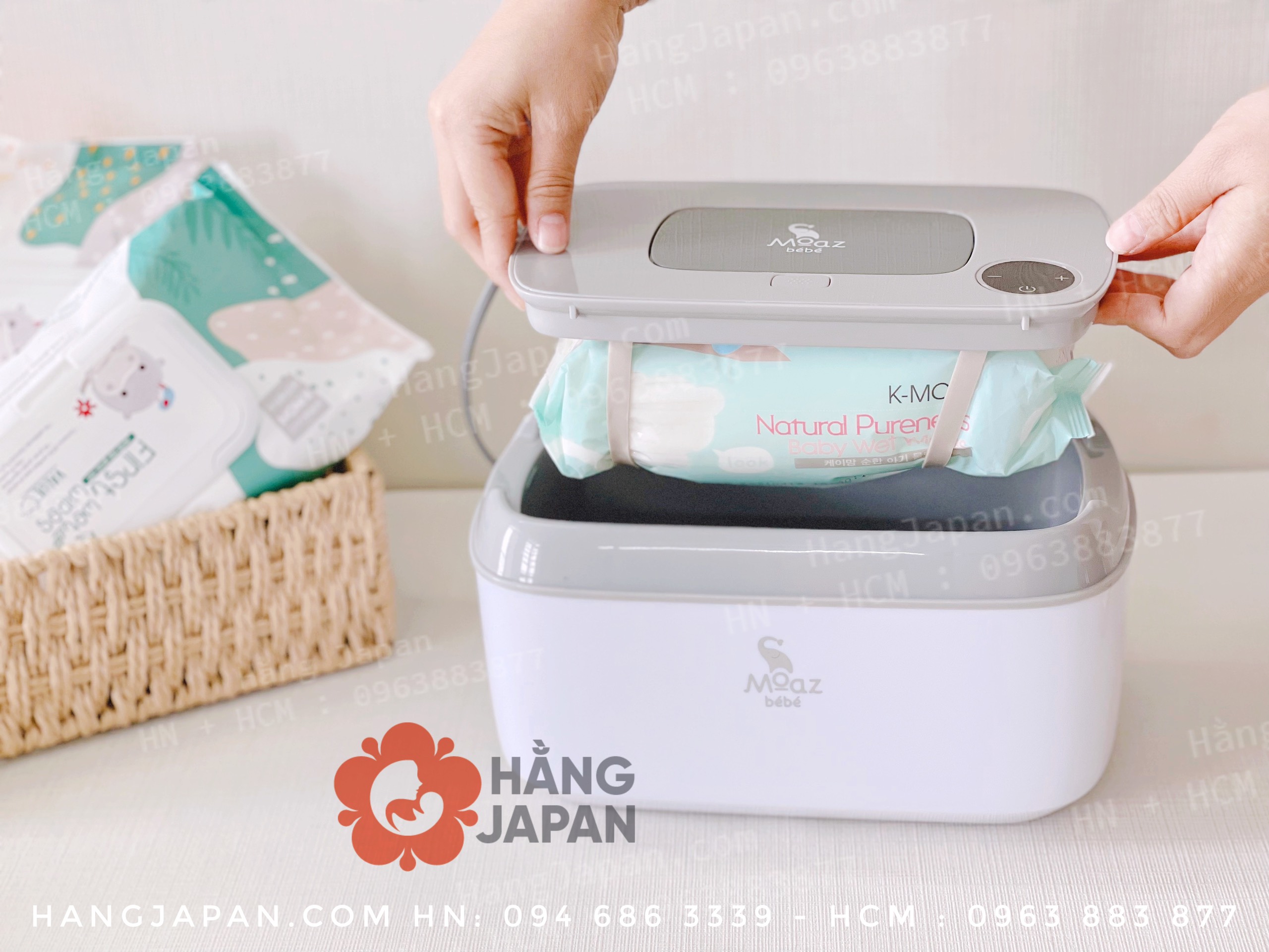 Thiết bị làm ấm khăn ướt Moaz Bebe  MB008