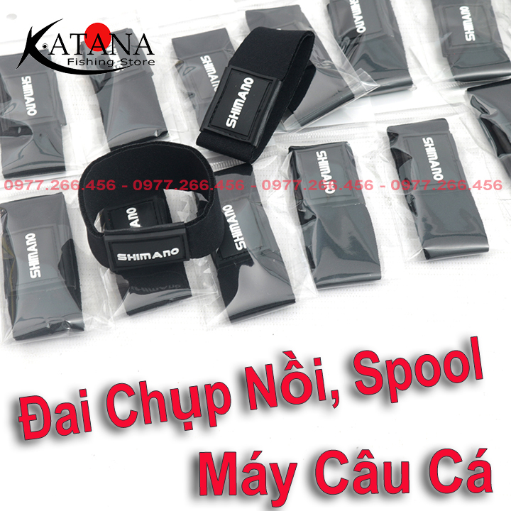 Đai chụp nồi, spool máy câu cá