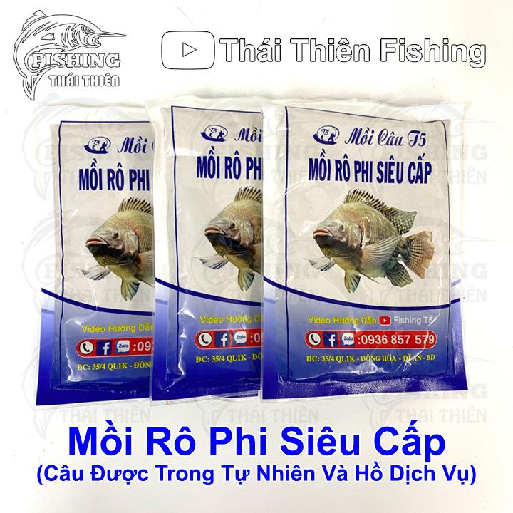 Mồi Câu Cá Rô Phi Siêu Cấp T5