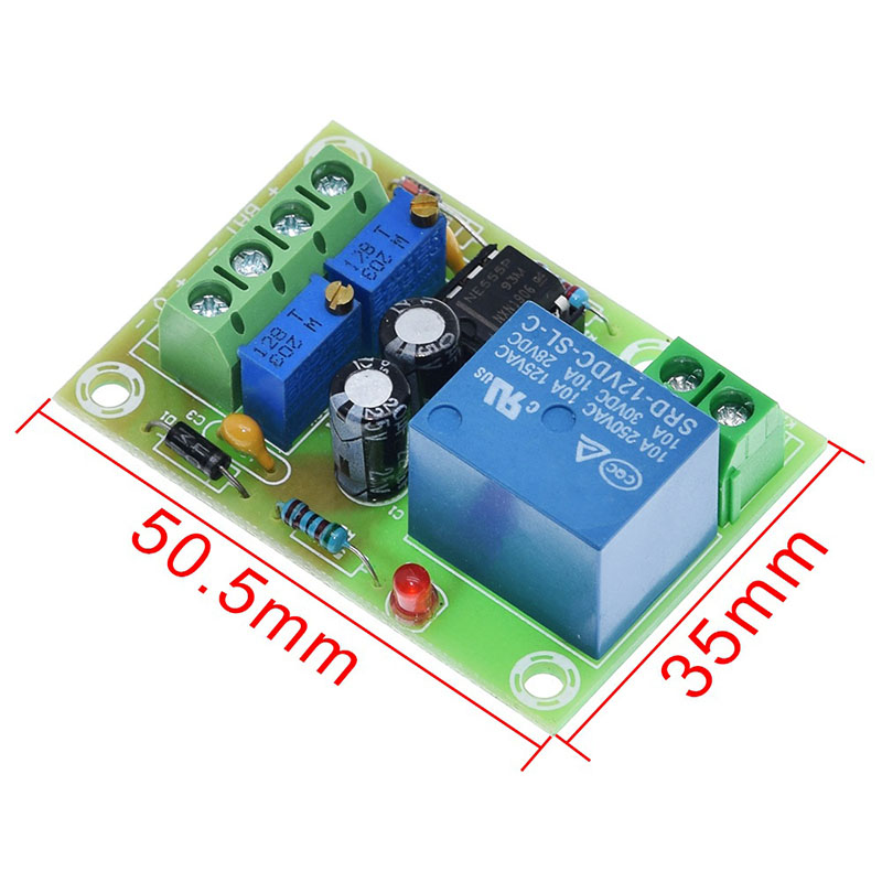 XH-M601 Battery Charging Control Board Panel Automatic Charging/Stop Switch 12V Intelligent Charger Power Control Module
